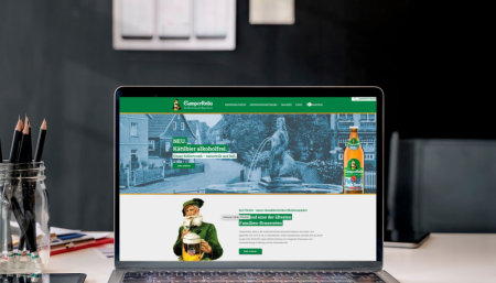 Neue Website Gampertbräu Webdesign