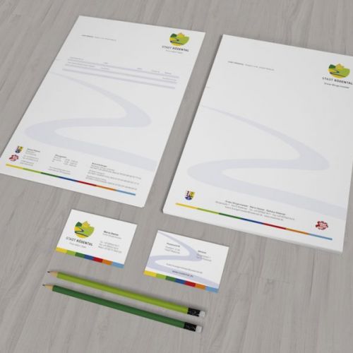 Gestaltung von Logo, Briefpapier, Visitenkarten in Coburg