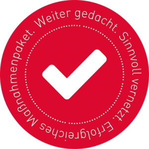 Weiter gedacht. Sinnvoll vernetzt. Erfolgreiches Maßnahmenpaket.