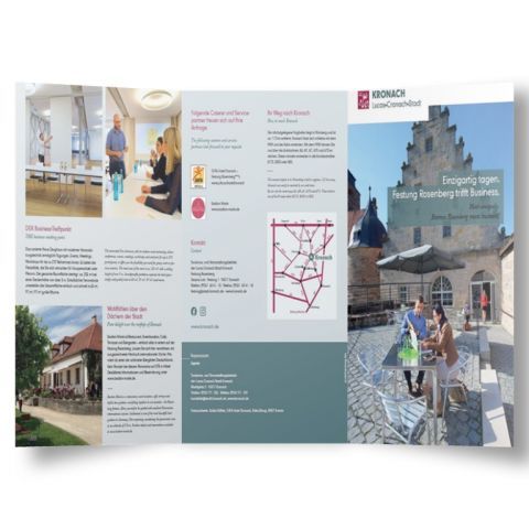 Text Grafik Druck für Broschüre Designagentur Kronach